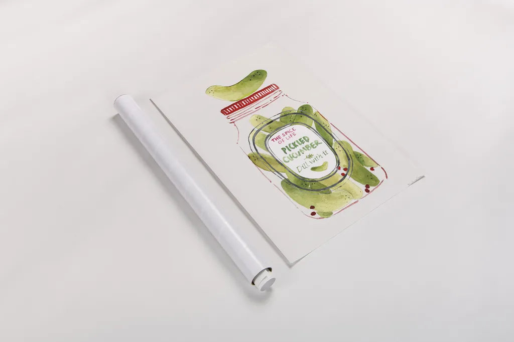 Jarred Delight I by Mercedes Lopez Charro. shown as a rolled paper print. Available as archival giclee rolled canvas, fine art paper, or poster print. SKU 85502h.