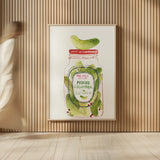 Jarred Delight I by Mercedes Lopez Charro. shown as over sized large wall art. Available as an archival giclee rolled canvas, fine art paper, or poster print. SKU 85502h.
