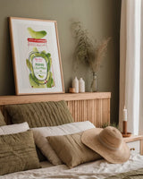 Jarred Delight I by Mercedes Lopez Charro. shown as a paper print in a natural frame. Available as a archival giclee rolled canvas, fine art paper, or poster print. SKU 85502h.