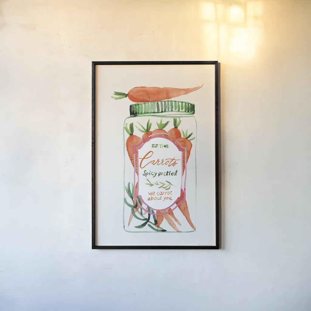 Jarred Delight II by Mercedes Lopez Charro. shown as a paper print in a black flame. Available as a archival giclee rolled canvas, fine art paper, or poster print. SKU 85503h.