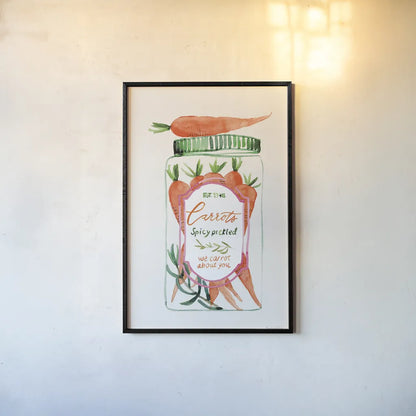 Jarred Delight II by Mercedes Lopez Charro. shown as a paper print in a black flame. Available as a archival giclee rolled canvas, fine art paper, or poster print. SKU 85503h.