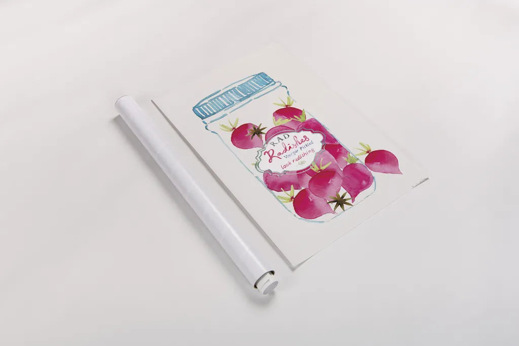 Jarred Delight III by Mercedes Lopez Charro. shown as a rolled paper print. Available as archival giclee rolled canvas, fine art paper, or poster print. SKU 85504h.