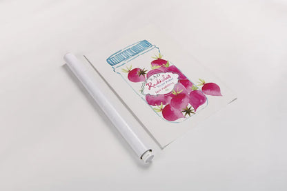 Jarred Delight III by Mercedes Lopez Charro. shown as a rolled paper print. Available as archival giclee rolled canvas, fine art paper, or poster print. SKU 85504h.