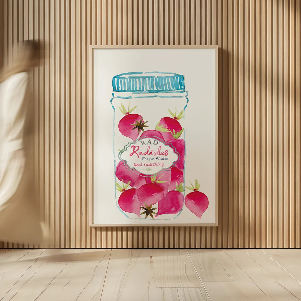 Jarred Delight III by Mercedes Lopez Charro. shown as over sized large wall art. Available as an archival giclee rolled canvas, fine art paper, or poster print. SKU 85504h.