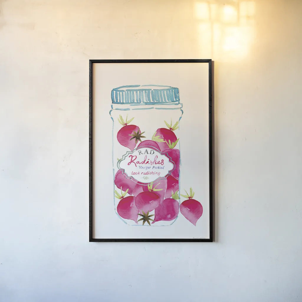 Jarred Delight III by Mercedes Lopez Charro. shown as a paper print in a black flame. Available as a archival giclee rolled canvas, fine art paper, or poster print. SKU 85504h.