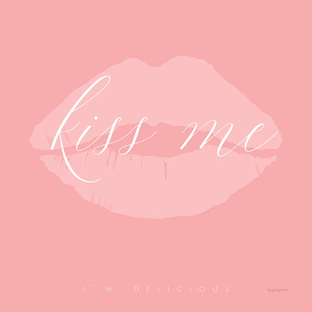 Kiss Me by Mercedes Lopez Charro. SKU 68299a. Archival Giclee Fine art print for wall decor.