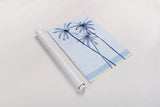 Laguna Palms Triptych II by Mercedes Lopez Charro. shown as a rolled paper print. Available as archival giclee rolled canvas, fine art paper, or poster print. SKU 82211h.