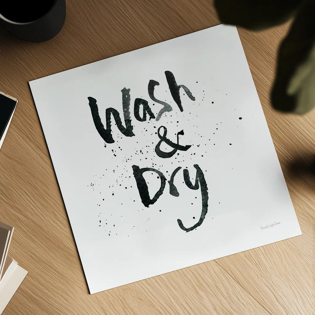 Laundry Day I by Mercedes Lopez Charro. Shown as a detailed flat fine art print, highlighting archival giclee quality. Available as an archival giclee rolled canvas, fine art paper, or poster print. SKU 75484a.