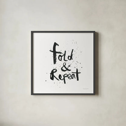 Laundry Day II by Mercedes Lopez Charro. Shown in a sleek black glass frame for a contemporary gallery look. Available as an archival giclee rolled canvas, fine art paper, or poster print. SKU 75485a.