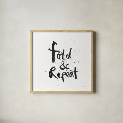 Laundry Day II by Mercedes Lopez Charro. Shown in a natural wood glass frame for a timeless modern aesthetic. Available as an archival giclee rolled canvas, fine art paper, or poster print. SKU 75485a.