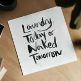 Laundry Day III by Mercedes Lopez Charro. Shown as a detailed flat fine art print, highlighting archival giclee quality. Available as an archival giclee rolled canvas, fine art paper, or poster print. SKU 75486a.