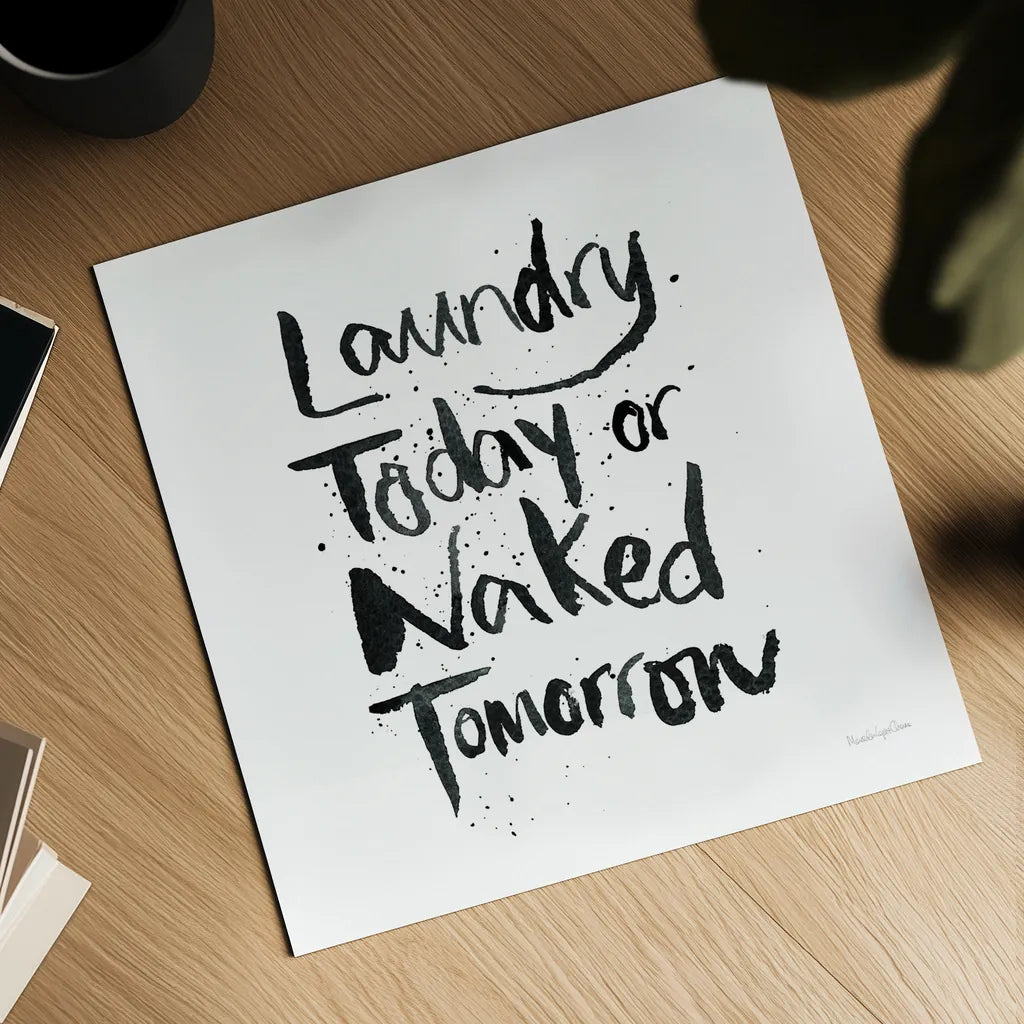 Laundry Day III by Mercedes Lopez Charro. Shown as a detailed flat fine art print, highlighting archival giclee quality. Available as an archival giclee rolled canvas, fine art paper, or poster print. SKU 75486a.