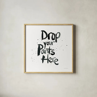 Laundry Day IV by Mercedes Lopez Charro. Shown in a natural wood glass frame for a timeless modern aesthetic. Available as an archival giclee rolled canvas, fine art paper, or poster print. SKU 75487a.