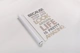 Life is Amazing II by Mercedes Lopez Charro. shown as a rolled paper print. Available as archival giclee rolled canvas, fine art paper, or poster print. SKU 77216h.