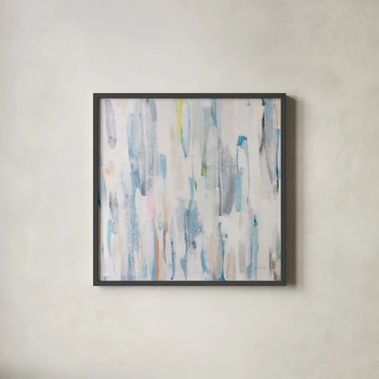 Lifeguard by Mercedes Lopez Charro. Shown in a sleek black glass frame for a contemporary gallery look. Available as an archival giclee rolled canvas, fine art paper, or poster print. SKU 101399a.