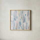 Lifeguard by Mercedes Lopez Charro. Shown in a natural wood glass frame for a timeless modern aesthetic. Available as an archival giclee rolled canvas, fine art paper, or poster print. SKU 101399a.