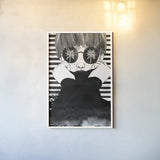 Looking for Paradise by Mercedes Lopez Charro. shown as a paper print in a white frame. Available as a archival giclee rolled canvas, fine art paper, or poster print. SKU 73178h.