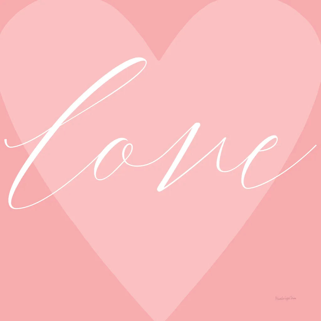 Love Heart by Mercedes Lopez Charro. SKU 68300a. Archival Giclee Fine art print for wall decor.