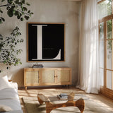 Love is for Love by Mercedes Lopez Charro. Shown in a natural wood frame in a cozy modern living room. Available as an archival giclee rolled canvas, fine art paper, or poster print. SKU 64143a.