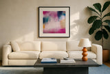 Magic by Mercedes Lopez Charro. Displayed in a glass frame with matte in a clean modern living room. Available as an archival giclee rolled canvas, fine art paper, or poster print. SKU 67825a.