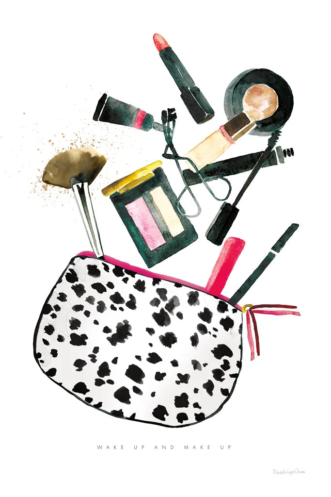 Make it Up I by Mercedes Lopez Charro. SKU 68090h. Archival Giclee Fine art print for wall decor.