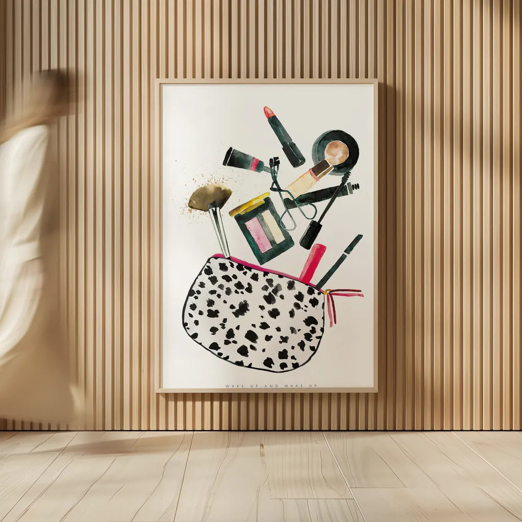 Make it Up I by Mercedes Lopez Charro. shown as over sized large wall art. Available as an archival giclee rolled canvas, fine art paper, or poster print. SKU 68090h.