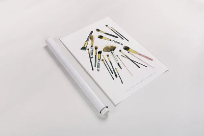 Make it Up II by Mercedes Lopez Charro. shown as a rolled paper print. Available as archival giclee rolled canvas, fine art paper, or poster print. SKU 68091h.