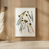 Make it Up II by Mercedes Lopez Charro. shown as over sized large wall art. Available as an archival giclee rolled canvas, fine art paper, or poster print. SKU 68091h.