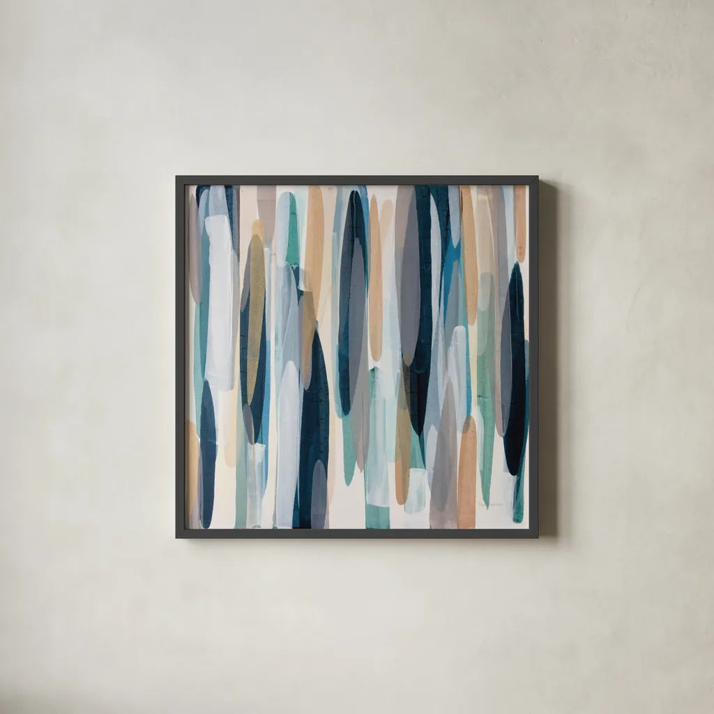 Marine by Mercedes Lopez Charro. Shown in a sleek black glass frame for a contemporary gallery look. Available as an archival giclee rolled canvas, fine art paper, or poster print. SKU 101398a.