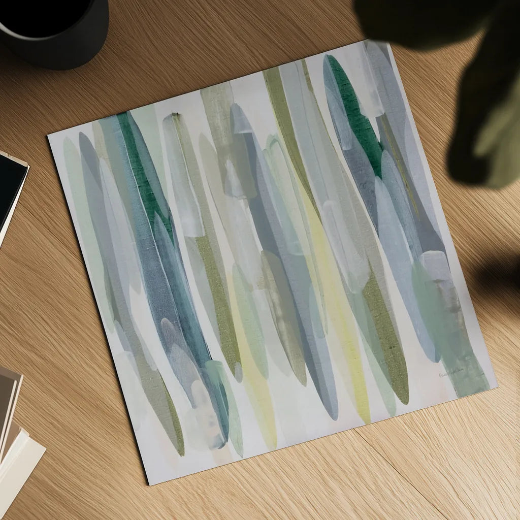 Matcha Morning by Mercedes Lopez Charro. Shown as a detailed flat fine art print, highlighting archival giclee quality. Available as an archival giclee rolled canvas, fine art paper, or poster print. SKU 101401a.