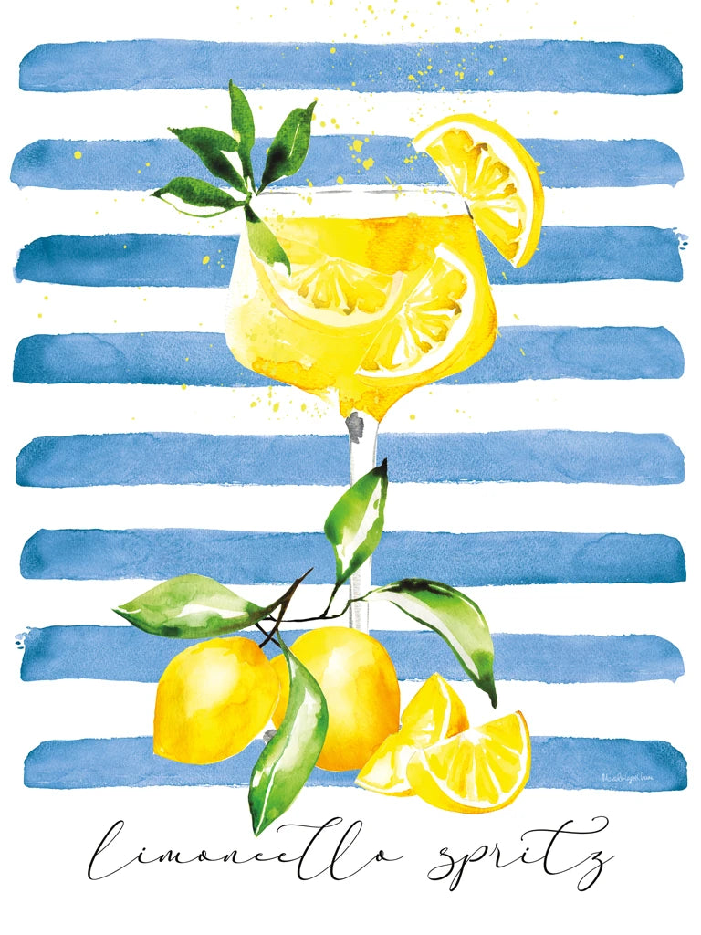 Mediterranean Spritz I by Mercedes Lopez Charro