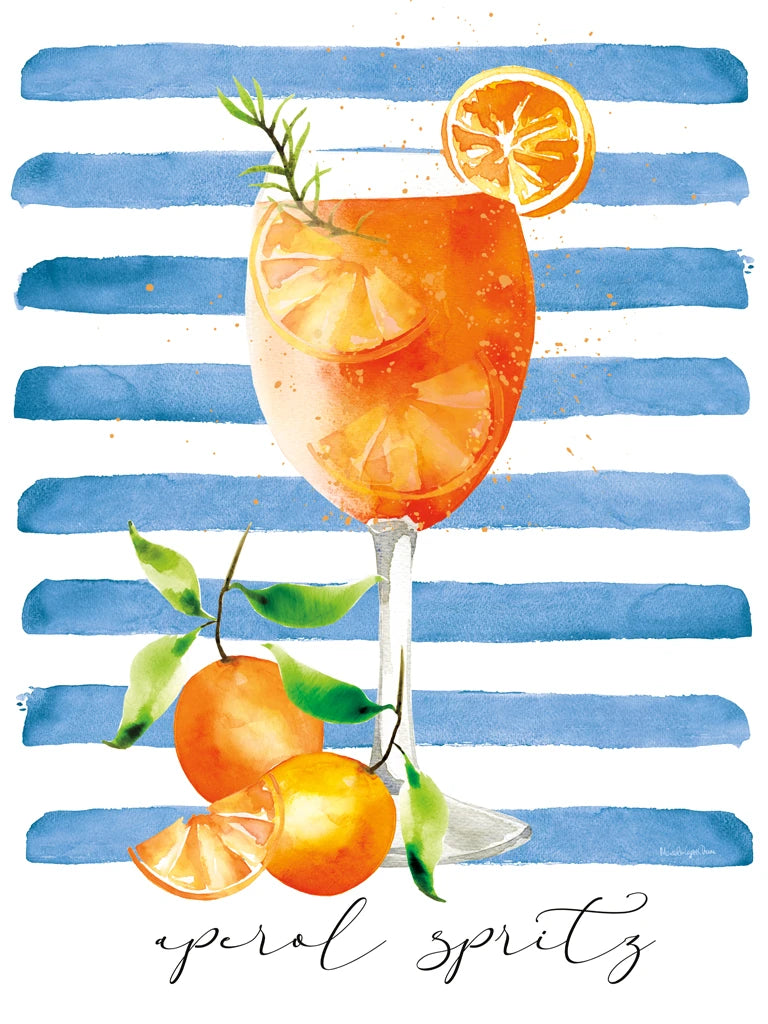 Mediterranean Spritz II by Mercedes Lopez Charro