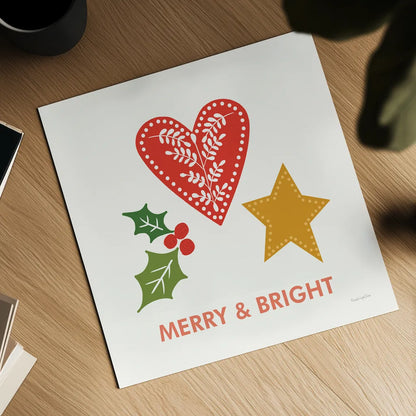 Merry Everything II by Mercedes Lopez Charro. Shown as a detailed flat fine art print, highlighting archival giclee quality. Available as an archival giclee rolled canvas, fine art paper, or poster print. SKU 79828a.