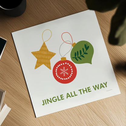 Merry Everything III by Mercedes Lopez Charro. Shown as a detailed flat fine art print, highlighting archival giclee quality. Available as an archival giclee rolled canvas, fine art paper, or poster print. SKU 79829a.