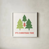 Merry Everything IV by Mercedes Lopez Charro. Shown in a crisp white glass frame for a clean and minimalist style. Available as an archival giclee rolled canvas, fine art paper, or poster print. SKU 79830a.