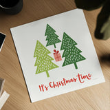 Merry Everything IV Script by Mercedes Lopez Charro. Shown as a detailed flat fine art print, highlighting archival giclee quality. Available as an archival giclee rolled canvas, fine art paper, or poster print. SKU 79964a.