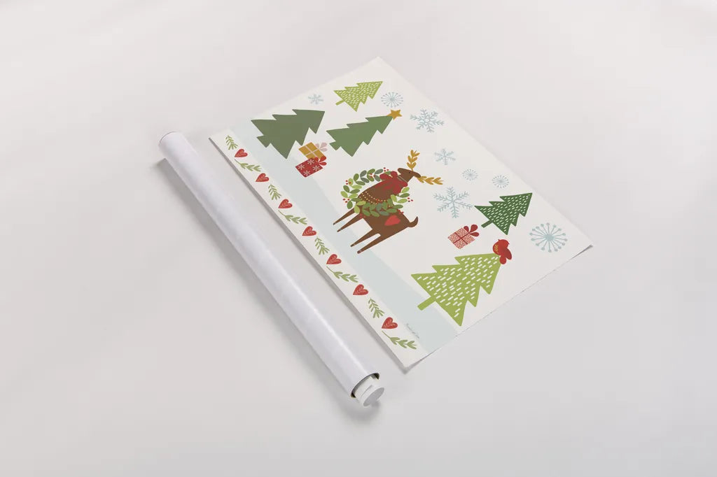 Merry Everything V by Mercedes Lopez Charro. shown as a rolled paper print. Available as archival giclee rolled canvas, fine art paper, or poster print. SKU 79831i.