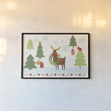 Merry Everything V by Mercedes Lopez Charro. shown as a paper print in a black flame. Available as a archival giclee rolled canvas, fine art paper, or poster print. SKU 79831i.