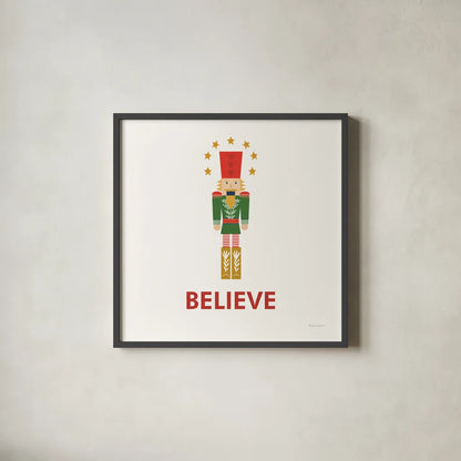 Merry Everything VII by Mercedes Lopez Charro. Shown in a sleek black glass frame for a contemporary gallery look. Available as an archival giclee rolled canvas, fine art paper, or poster print. SKU 79833a.