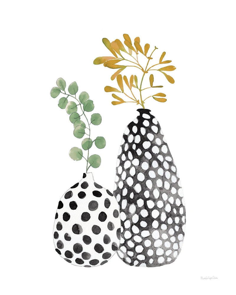 Modern Nature I Black by Mercedes Lopez Charro