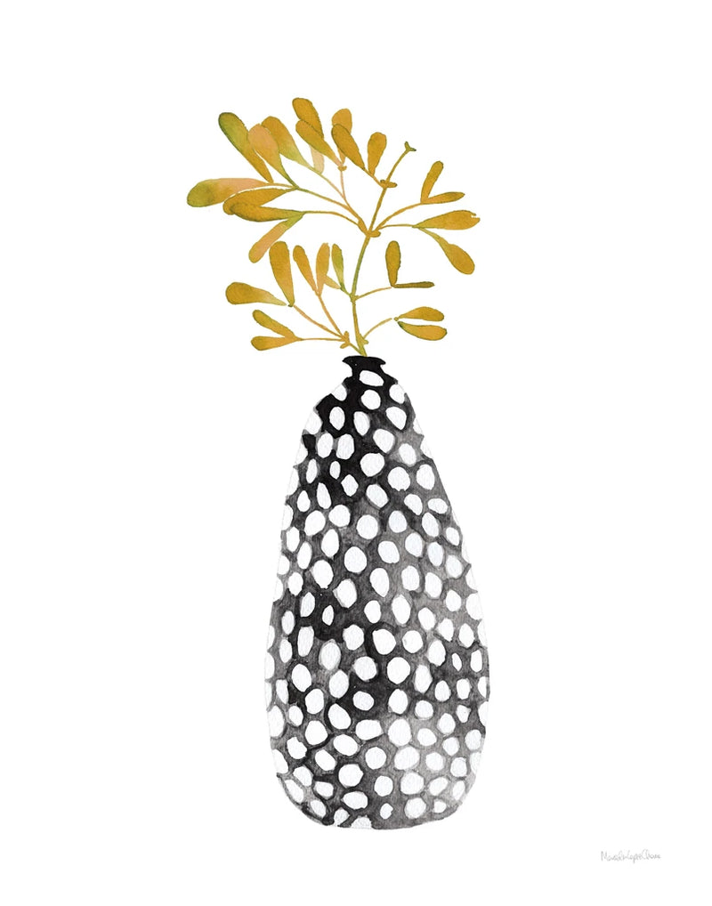 Modern Nature II Black by Mercedes Lopez Charro