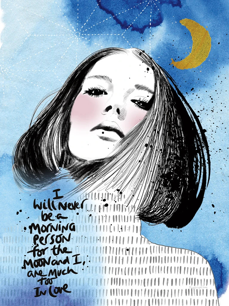 Moon Girl II by Mercedes Lopez Charro
