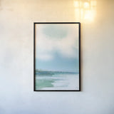 Morning Swim by Mercedes Lopez Charro. shown as a paper print in a black flame. Available as a archival giclee rolled canvas, fine art paper, or poster print. SKU 70161h.