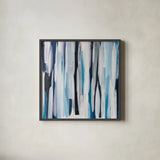 Naval by Mercedes Lopez Charro. Shown in a sleek black glass frame for a contemporary gallery look. Available as an archival giclee rolled canvas, fine art paper, or poster print. SKU 101400a.