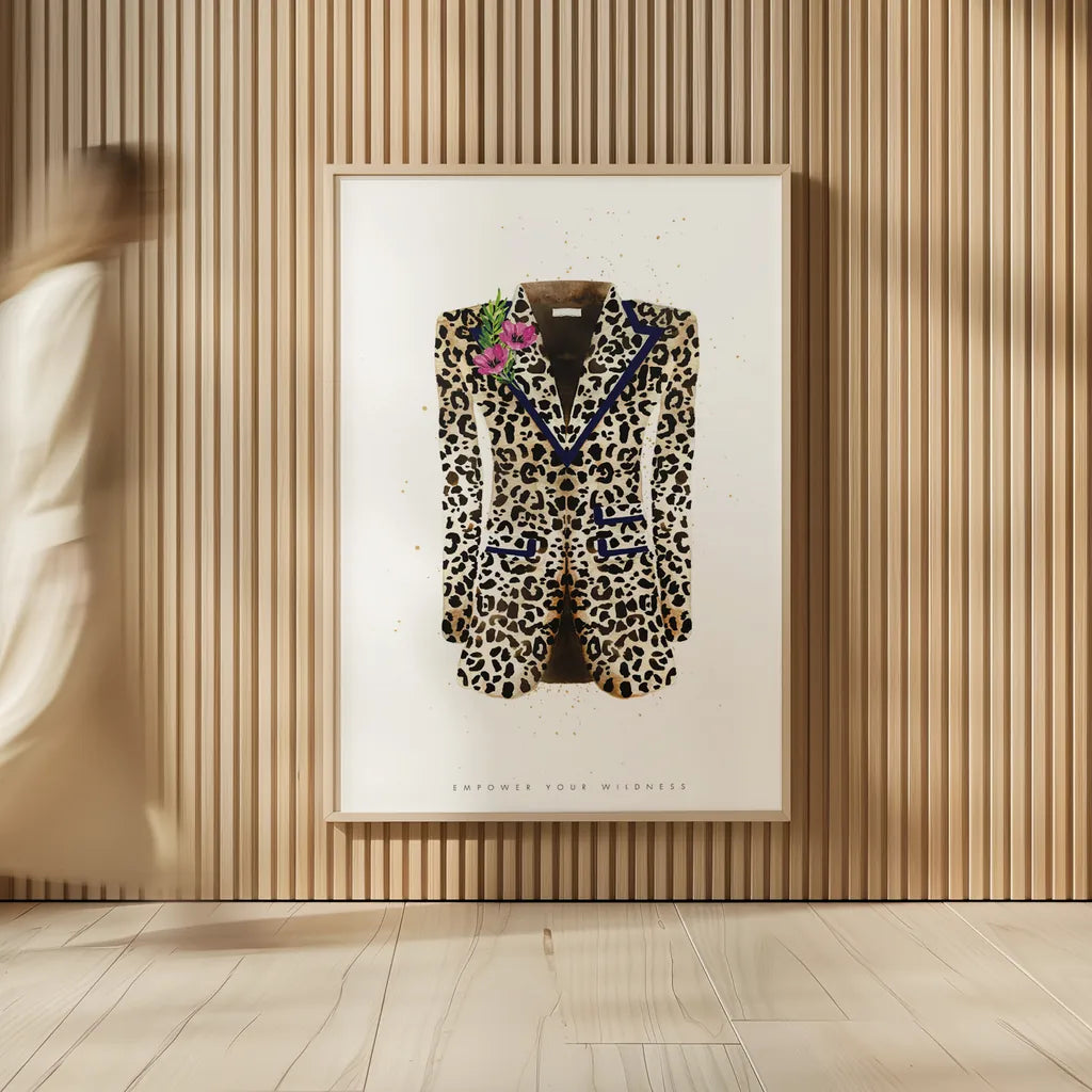 On the Wild Side II by Mercedes Lopez Charro. shown as over sized large wall art. Available as an archival giclee rolled canvas, fine art paper, or poster print. SKU 70151h.