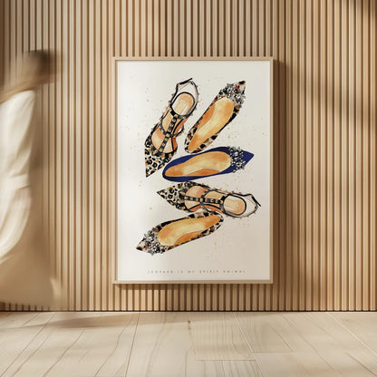 On the Wild Side III by Mercedes Lopez Charro. shown as over sized large wall art. Available as an archival giclee rolled canvas, fine art paper, or poster print. SKU 70152h.