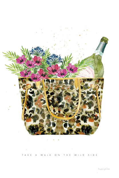 On the Wild Side IV by Mercedes Lopez Charro. SKU 70153h. Archival Giclee Fine art print for wall decor.