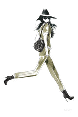 Out On the Town I Olive by Mercedes Lopez Charro. SKU 68922h. Archival Giclee Fine art print for wall decor.