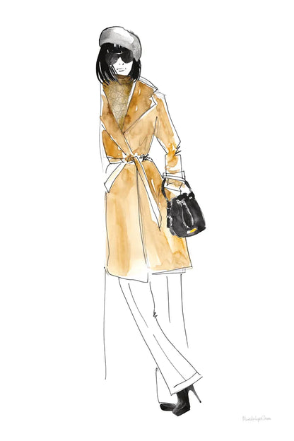 Out On the Town II by Mercedes Lopez Charro. SKU 67037h. Archival Giclee Fine art print for wall decor.