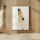 Out On the Town II by Mercedes Lopez Charro. shown as over sized large wall art. Available as an archival giclee rolled canvas, fine art paper, or poster print. SKU 67037h.